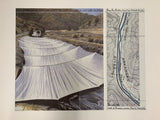 Kunstdruck / Christo / Over the River VII above / 60 x 80 cm