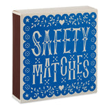 Streichhölzer / quadratisch /  Safety Matches / Archivist