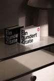 Postkartenbuch / Einhundert Zitate / schwarz