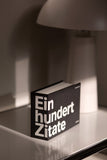 Postkartenbuch / Einhundert Zitate / schwarz