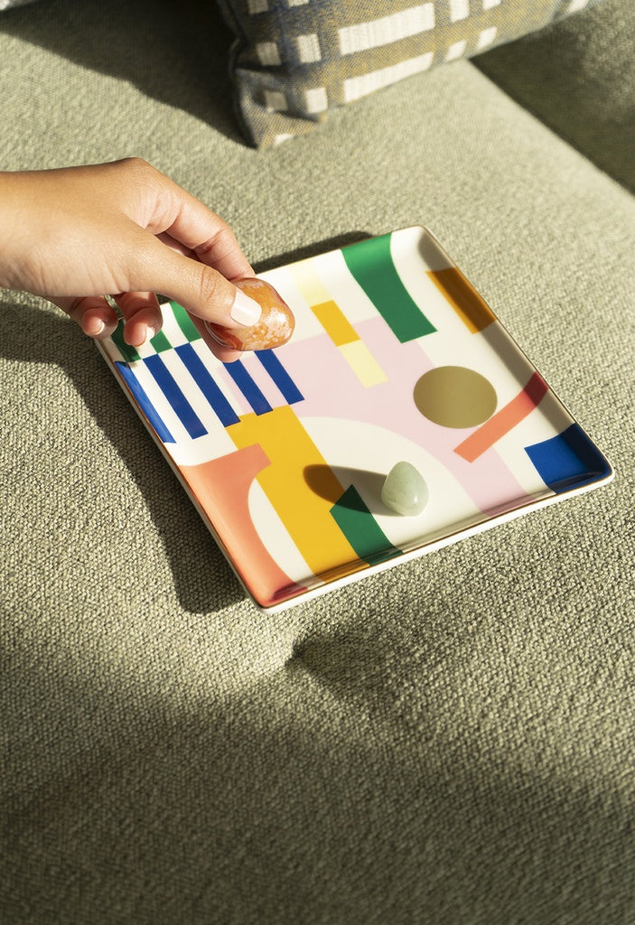 Porzellan Tablett / Emporio / 15,5 x 15,5 cm – Shop im Picasso-Museum