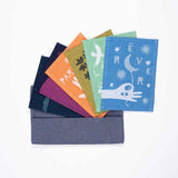 Mini Stoffservietten / Cosmos / Stofftasche / 6-er Set