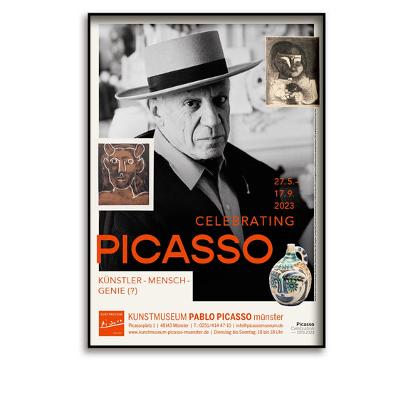Affiche d'exposition / Célébrons Picasso / A1