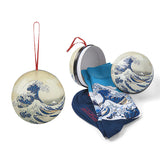 Gift Ball / Socke / Hokusai / Great Wave Blue / 36-40