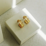 Ohrstecker / LIGNIS / 24K vergoldet / 1,3 cm / Joidart