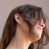 Ohrstecker / LIGNIS / 24K vergoldet / 1,3 cm