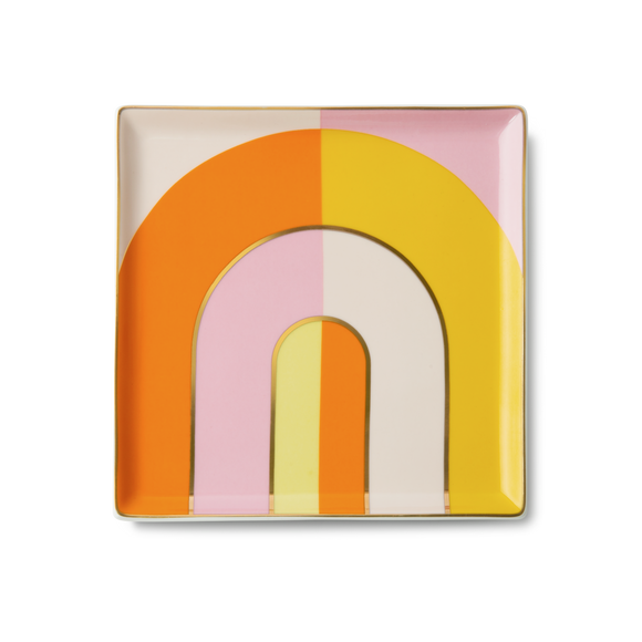 Porcelain shelf / Vide Poche / Riviera / 15.5 x 15.5 cm