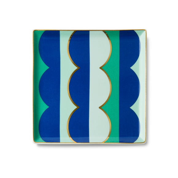 Porcelain shelf / Vide Poche / Riviera / 15.5 x 15.5 cm