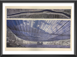 Kunstdruck / Christo / Over The River VIII / 70 x 100 cm