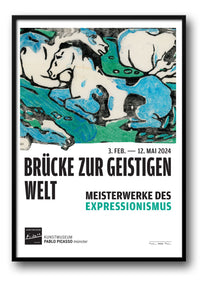 Ausstellungsplakat / Brücke zur geistigen Welt / Expressionismus / A1