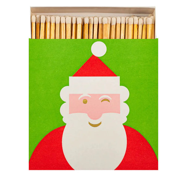 Streichhölzer / Archivist / Winking Santa Matches / 11 x 11 cm