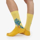 Socke / van Gogh  / Irises / EU 36-40 | UK 3½-6½ | US 6-9