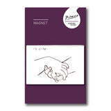 Magnet / Picasso / Verschränkte Hände / 79 x 54 x 1,5 mm
