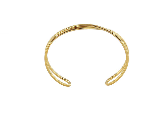 Armreif / Odalisque / Messing vergoldet / 6,4 cm