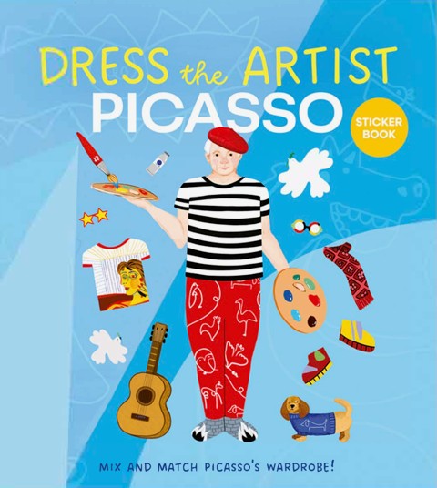 Picasso anziehen - Stickerbuch