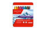 Wachskreide / Caran d'Ache / Neocolor 2 / Aquarelle / Pastell / 10 Kreiden