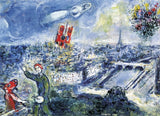 Puzzle / Chagall / Blick auf Paris / 1000 Teile