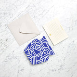 Vase en papier / petit / avec carte cadeau / 16,8 x 16,8 cm