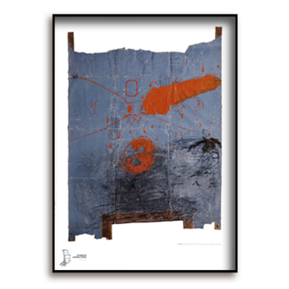 Poster / Antoni Tàpies / Taronja Sobre Decorat De Teatre, 1978 / 88,2 x 63,2 cm
