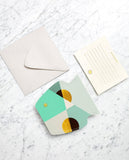 Paper vase / small / with gift card / 16.8 x 16.8 cm