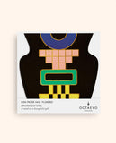 Vase en papier / petit / avec carte cadeau / 16,8 x 16,8 cm