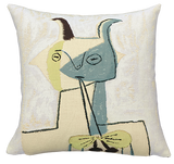 Cushion cover / Picasso / Faune jaune et bleu jouant de la diaule (1946) / 45 x 45 cm