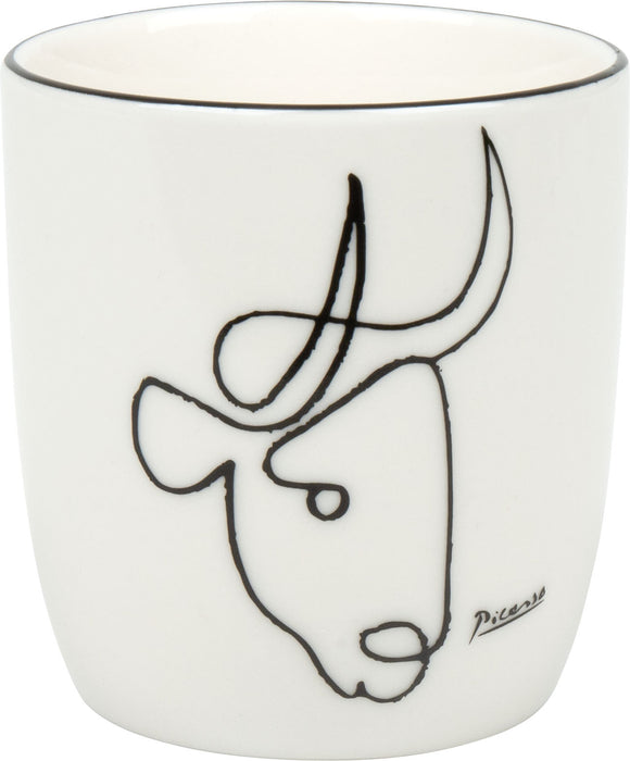 Becher / Picasso / Le Taureau / Einstrichtiere / 200 ml / ohne Henkel