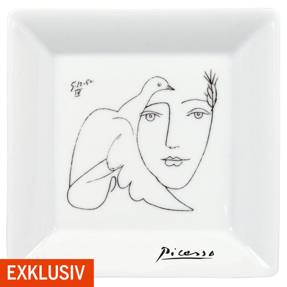 EXCLUSIF / Plateau / Vide Poche / Picasso / 13 x 13 x 2,5 cm