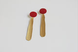 Ohrringe / Miró / "Parler Seul" / 24K vergoldet / 1,4 x 5,5 cm / Joidart
