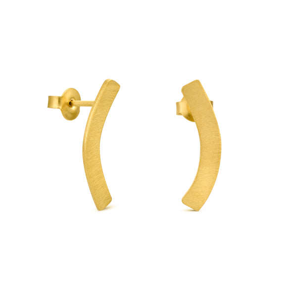 Boucles d'oreilles / ALEXANDER / Plaqué or 24K / 2,3 cm / Joidart