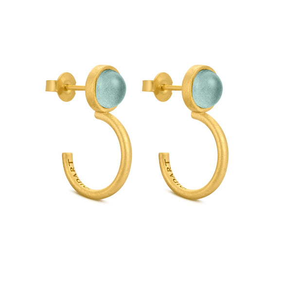 Earrings / ALEGRIA / 24K gold plated / 2.1 cm / Joidart