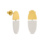 Earrings / HANA / 24K gold plated / 2 x 0.8 cm / Joidart