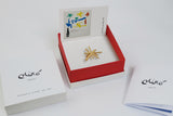 Ring / Miró / "Parler Seul" / 24K gold plated / Joidart