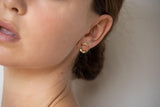 Earrings / AURA / 24K gold plated / 2 cm / Joidart