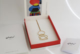 Kette / Miró / 24K vergoldet / 85 cm + 6 cm / Joidart
