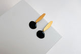 Ohrringe / Miró / 24K vergoldet / 3,8 x 1,5 cm / Joidart