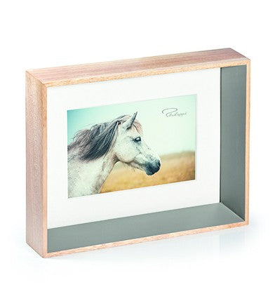Picture frame / GIPSY / small / paulownia wood / 10 x 15 x 5 cm