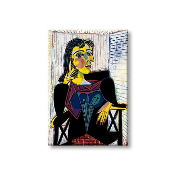 Magnet / Picasso / Dora Maar assise / 54 x 79 mm