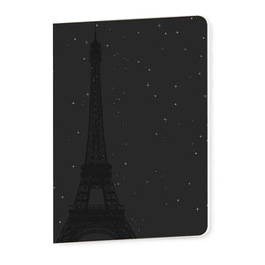Notizbuch / Paris / Tour Eiffel - Nuit étoilée / 15 x 21 cm