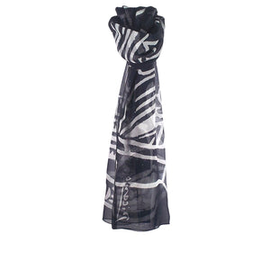 Silk scarf / Picasso / Le déjeuner sur l'herbe / 40 x 140 cm / crepe georgette / 100% silk