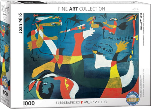 Puzzle / Miró / Hirondelles d'Amour / 1000 pièces 