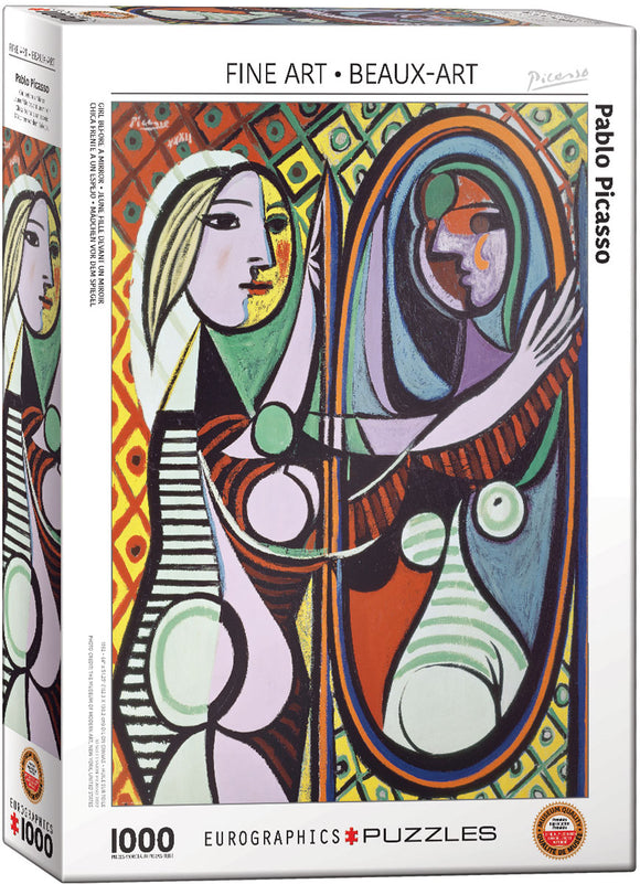 Puzzle / Picasso / Girl in front of the mirror / 1000 pieces 