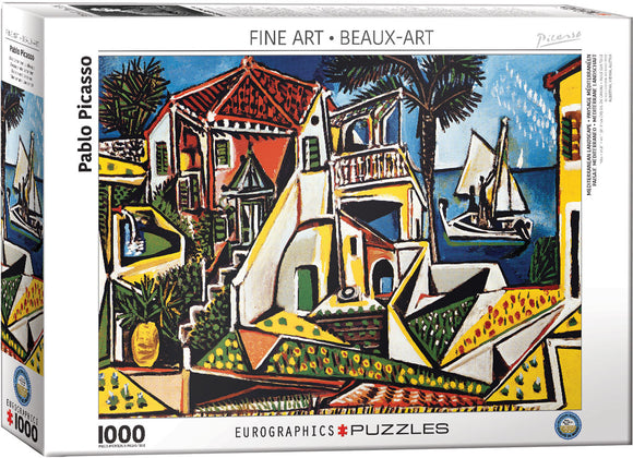 Puzzle / Picasso / Paysage Méditerranéen / 1000 pièces 