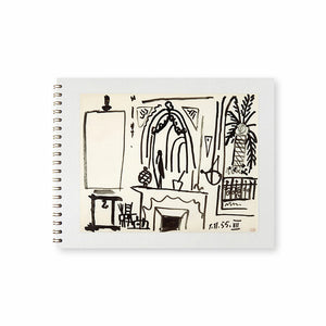 Spiralblock A5 / Picasso / Atelier de la Californie, 1955 / 100 Blatt