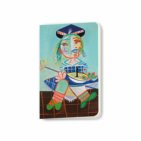 Notizbuch, klein / Picasso / Maya mit Boot / 10 x 16 cm