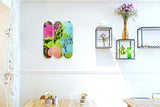 Skateboard / 3er Set / Flowers / Andy Warhol / Green & Pink