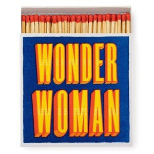 Streichhölzer / quadratisch / Wonder Woman / 11 x 11 cm