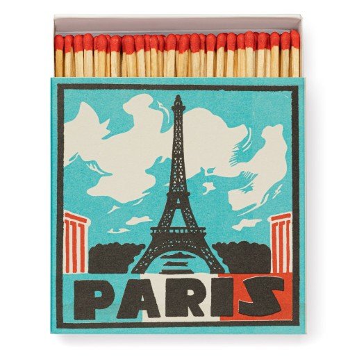 Matches / square / Paris / 11 x 11 cm