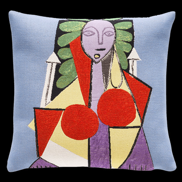 Kissenhülle / Picasso / Femme dans un fauteuil (1946) / 45 x 45 cm