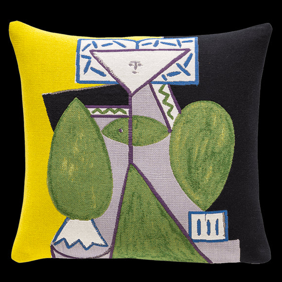 Cushion cover / Picasso / Femme en vert et mauve (1947) / 45 x 45 cm